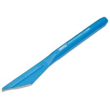 Image of Draper Plugging Chisel 248 x 16mm Fluted angled blade octagonal shank 64828