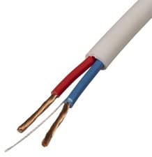 Image of Speaker Cable, 2 Core, 1.5mm, LSZH, White, 50m - PP4651