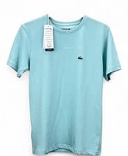 Image of Lacoste Classic Logo T Shirt, Junior Boys T Shirt Size 14 Yrs Olds, Blue, New