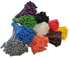 Image of Cable Ties Nylon Zip Tie Wraps Strong Long - All Sizes & Colours - Best Quality