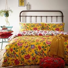 Image of Creative Cloth Pomelo Floral Print Reversible Duvet Cover Set Bedding Bedroom UK