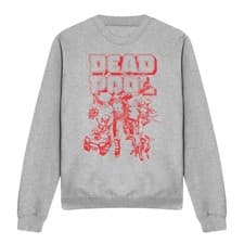Image of Marvel Deadpool Corps Red Attack Unisex Sweatshirt S-2XL, Athletic Heather