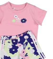 Image of Infant Baby Girls Adidas Originals Summer Set