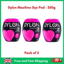 Image of 3 X Dylon Machine Dye Pod 29 PASSION PINK 350g All in 1 Fabric Dye for Clothes
