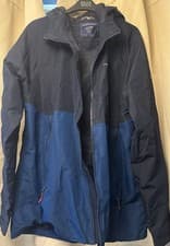 Image of Craghoppers Aquadry Waterproof Jacket UK XL – Blue/Black – Windproof Hiking Coat