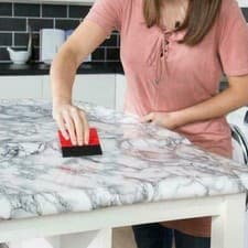 Image of D C FIX WHITE BLACK GREY MARBLE STICKY BACK PLASTIC SELF ADHESIVE VINYL FILM 2m