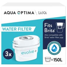 Image of Evolve+ Water Filter Cartridges 3 Pack - Fits Brita Jugs & Alternative for Maxtr