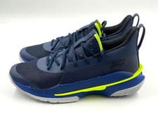 Image of Under Armour Curry 7 Dub Nation Navy Sneakers 3021258 405 Men,s Size 9.5