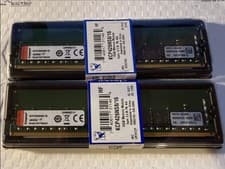 Image of Kingston 32 GB DDR4 Ram KCP426NS8/16 16GBx2 DDR4 2666Mhz NonECC RAM DIMM Memory
