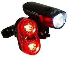 Image of AWE® AWEBright™ 140 Lumens Bike Light Set, Super Bright Front LED & 2 0.5W 