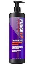 Image of Fudge Professional Original Clean Blonde Shampoo, Bulk Size, Purple Toning for 