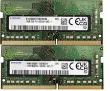 Image of SAMSUNG 32GB DDR4 3200MT/s Non ECC Memory Laptop Notebook RAM 2x 16GB
