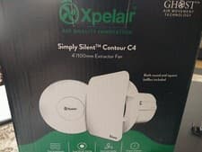 Image of Xpelair C4TSR  Simply Silent Contour 078346 With Timer Bathroom Fan