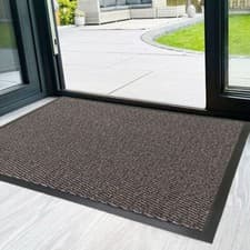 Image of Heavy Duty Rubber Mat PVC Edge Door Entrance Barrier Hard Wearing Dust Large Rug