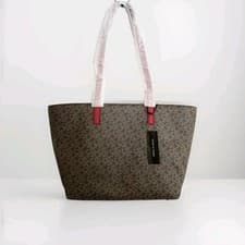 Image of DKNY Womens Bryant Tote Bag Synthetic Light Brown