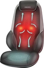 Image of HoMedics ShiatsuMax 2.0 - Electric Heated Shiatsu Back Massager With Remote