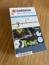 Image of Gardena MICRO DRIP L Joint Pipe Connector (New) 1/2" / 12.5mm Pack of 2
