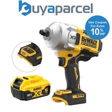 Image of Dewalt 18v DCF961N XR High Torque Impact Wrench 1/2" 1626Nm Bare + 5ah Battery