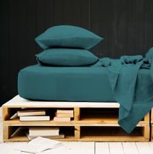 Image of EXTRA DEEP FITTED SHEET 16" DROP 40CM 100% EGYPTIAN COTTON 200 THREAD COUNT