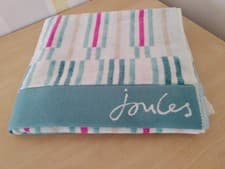 Image of NEW - Joules Collector Geo Aqua Range Standard Towel 90 x 52 cm