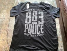 Image of Police 883 T-shirt Black X-LARGE new with tags RRP £28