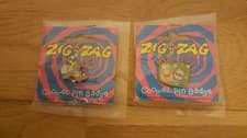 Image of zig & zag kids tv breakfast show 2 enamel pin badges rare new 1994