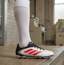 Image of Adidas COPA Pure 3 League Firm Multi Ground Football Boots White All Sizes AC3W