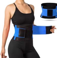 Image of Women's Waist Trainer Body Shaper Sweat Belt Abdomen Tummy Slimming Band Girdle