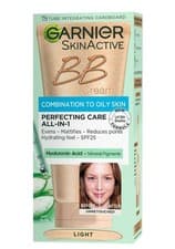 Image of Garnier SkinActive BB Cream Foundation Moisturising SPF25 Light 50ml Oil-Free