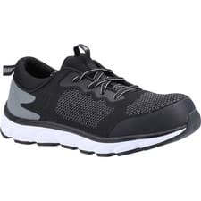 Image of Amblers Safety AS718 Safety Trainers Black Size 8