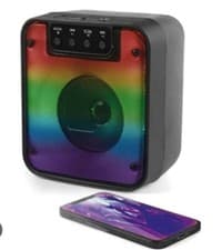 Image of Intempo bluetooth LED Party speaker Compatible BT/USB/TF/AUX/FM et MIC
