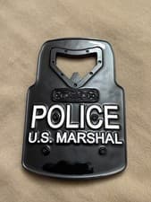 Image of U.S. Marshal Coin Bottle Opener Deputy US Marshals