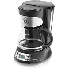 Image of Swan SK13130N Programmable Coffee Maker with Keep Warm Function, LCD Timer,