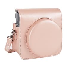 Image of Protective Case PU Leather Camera Bag for Fujifilm Instax Square SQ6 Blush Gold