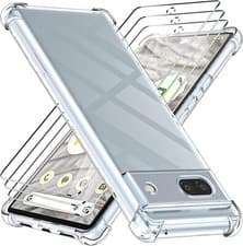 Image of For Google Pixel 8A 8 6A/7A/7Pro Case,Clear Silicone Shockproof Gel Phone Cover