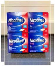 Image of 4 x 204 Nicotinell Fruit 2mg Medicated Chewing Gum pieces | Total 816 | Exp 2027