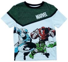 Image of new boys Marvel Avengers t-shirt,Hulk,Ironman,Captain America / 7-10yrs.