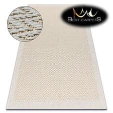 Image of MODERN original SISAL RUG 'ORIGI' cream flat-woven hard-wearing EASY to CLEAN