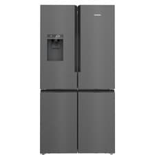 Image of Graded Siemens KF96DPXEA iQ700 American Fridge Freezer - Brushed Black Steel