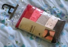 Image of M&S 5 Pairs Size 28 BIKINIs Briefs Cotton Lycra Knickers Hearts Stars