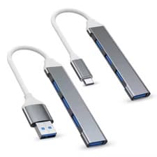 Image of USB Hub Multiport Dock Multi-Splitter USB Type-A 3.0 Hub Adapter for PC Mac