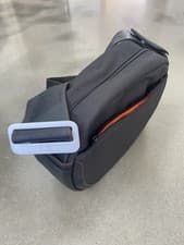 Image of Bugaboo Baby Changing Bag, Orange lining, Black