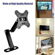 Image of Premium Tilt & Swivel Wall Mount Bracket for 10"-27" LCD/LED TVs –Space-Saving