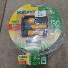 Image of Hozelock Select  Starter Hose & Fittings Set 15m With Fittings UV protect