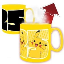 Image of Pokemon Heat Change Mug 460Ml Pikachu 25 CB Color Changing Cup ABYSTYLE