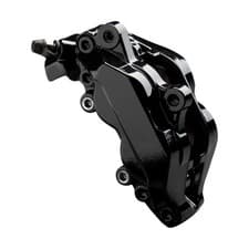Image of Foliatec Car Brake Caliper Paint / Lacquer Set - Black - (3 Part Kit)