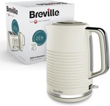 Image of Breville Zen Cream Electric Kettle | 1.7L | 3kW Fast Boil | Cream - Box Damaged