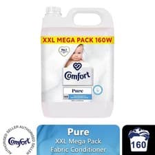 Image of Comfort Fabric Conditioner Blue Skies, Pure or Sunshiny Days XXL Mega Pack, 160W
