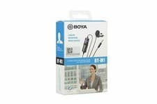 Image of Boya BY-M1 V1 Omni Directional Lavalier Microphone for 3.5mm Jack (UK Stock) NEW