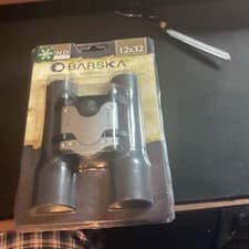 Image of Barska Compact Binoculars 12x32. New In Sealed Retail Package with Case & Strap